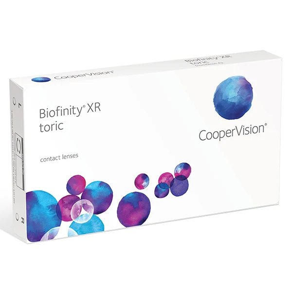Lente de contacto BIOFINITY® TORIC XR — Rango extendido para astigmatismo con graduaciones altas