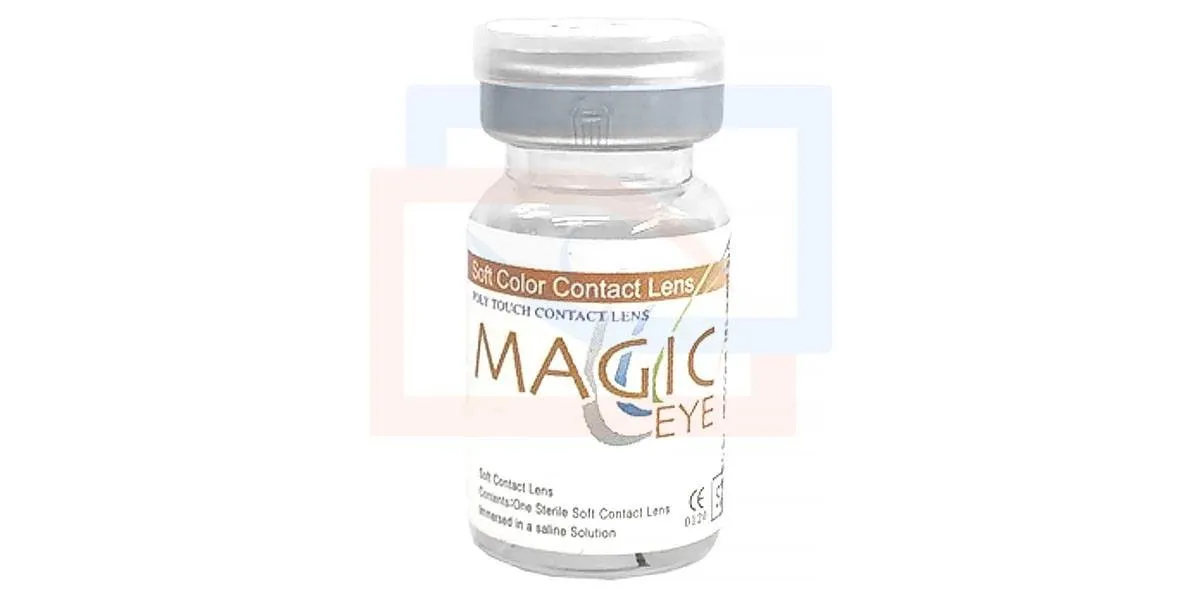 Lente de contacto MAGIC EYE PROSTHETIC LENS (PÚPULA NEGRA) — Lente protésica con pupila negra definida