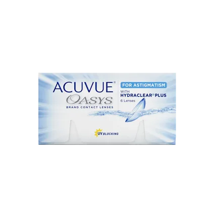 Lente de contacto ACUVUE® OASYS FOR ASTIGMATISM — Lente quincenal para astigmatismo
