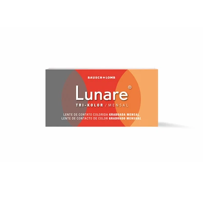 Lente de contacto LUNARE COSMÉTICO GRADUADO — Lente de color graduado Bausch + Lomb, uso mensual