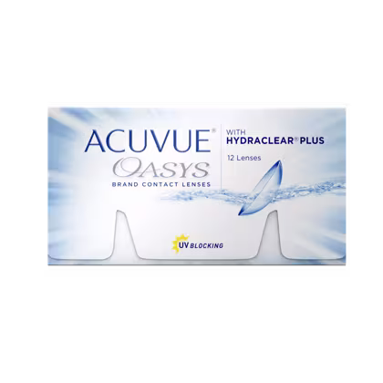 Lente de contacto ACUVUE® OASYS SPH — Lente esférico quincenal con HYDRACLEAR® PLUS