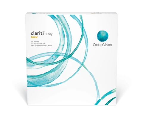 Lente de contacto CLARITI® 1-DAY TÓRICO — Diario para astigmatismo, silicona hidrogel